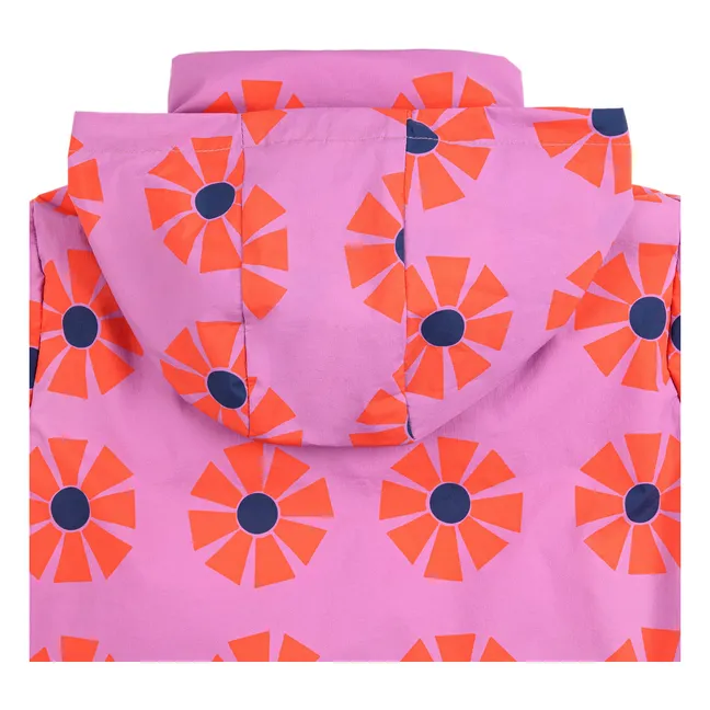 Kaleidoscope Recycelte Faser Wasserdichte Jacke | Flieder