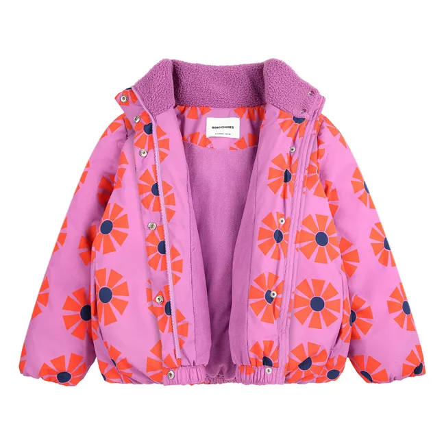 Kaleidoscope Recycelte Faser Wasserdichte Jacke | Flieder