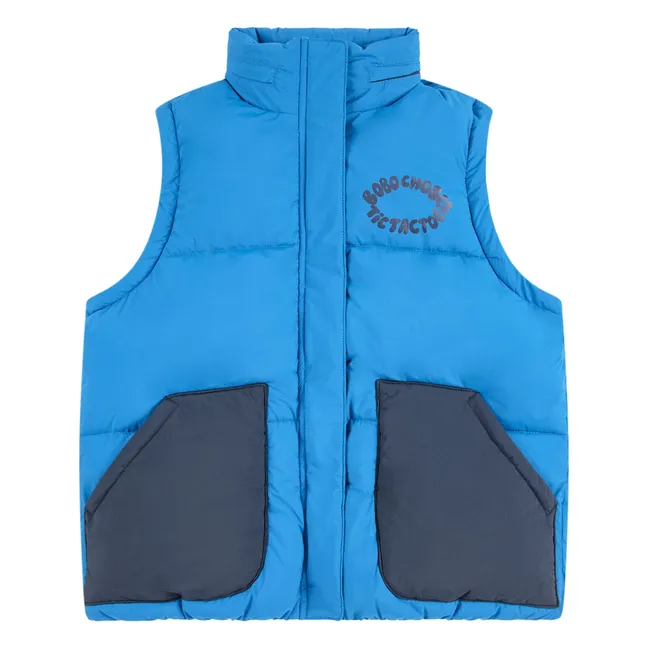 Doudoune Tic Tac Toe Fibres Recyclées | Bleu