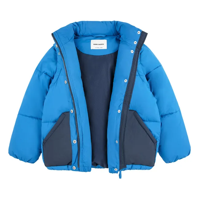 Doudoune Tic Tac Toe Fibres Recyclées | Bleu