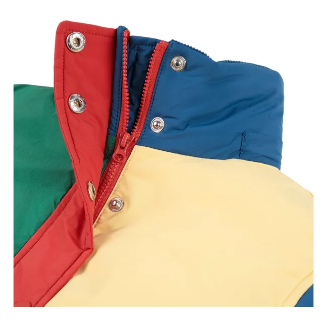 Doudoune Colorblock Fibres Recyclées | Bleu