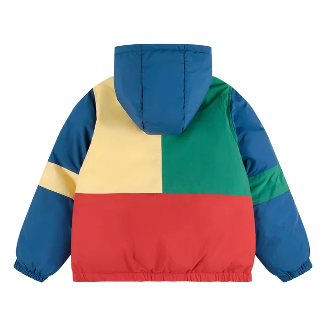 Doudoune Colorblock Fibres Recyclées | Bleu