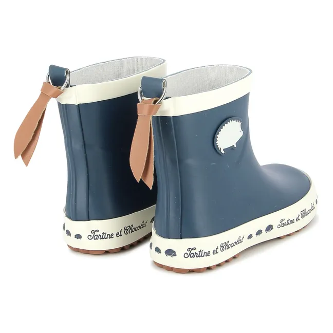 Welly Patch Rain Boots | Blue