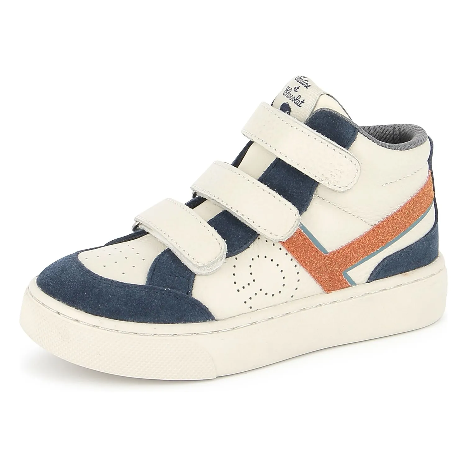 Tartine Et Chocolat White Hi Easy Scratch Sneakers