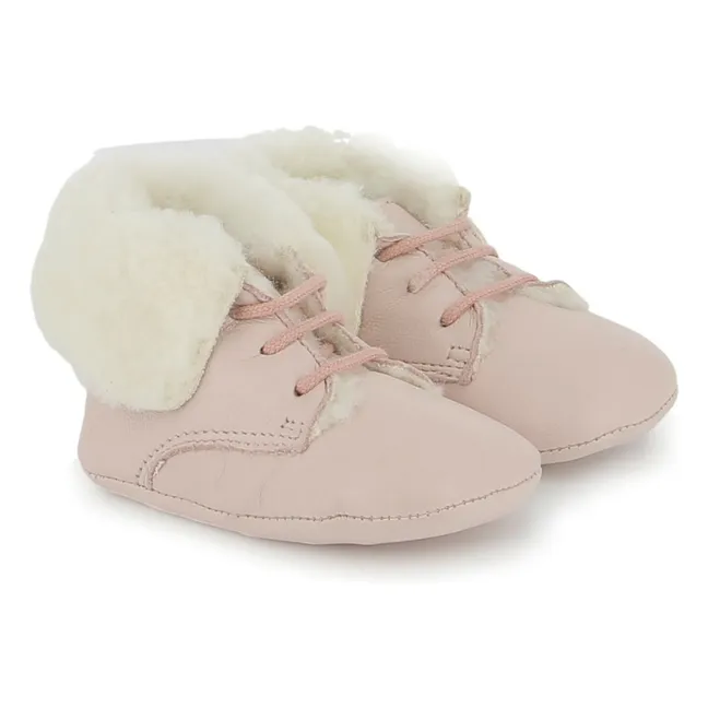 Chaussons Fourrés | Rose pâle