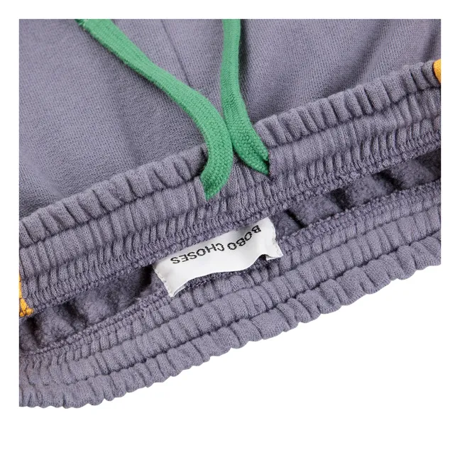 Jogger Colorblock Coton Bio | Mauve