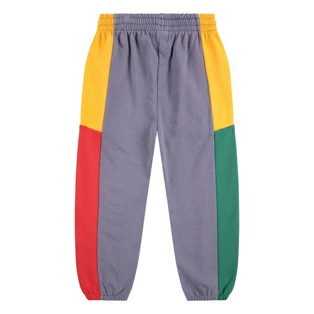 Jogger Colorblock Coton Bio | Mauve