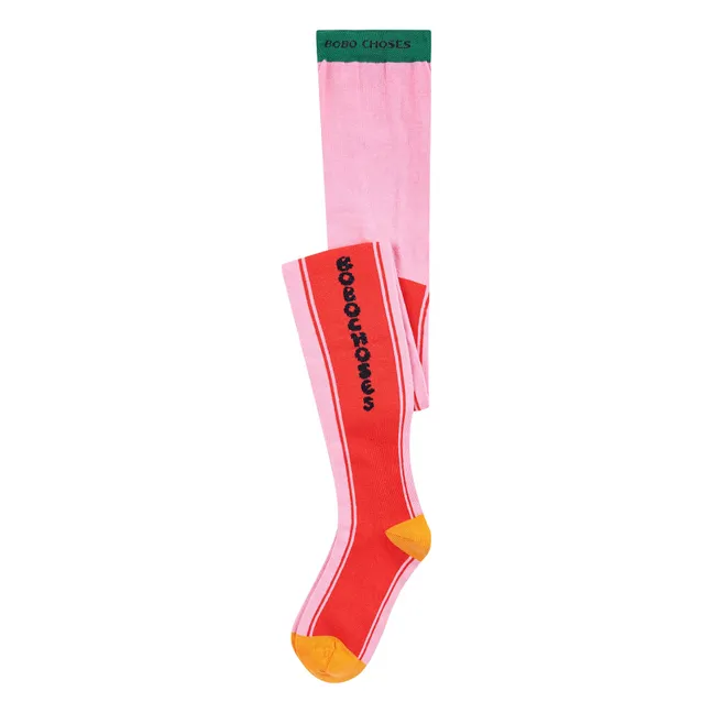 Chaussettes Hautes Bobo Choses Coton Bio | Rose