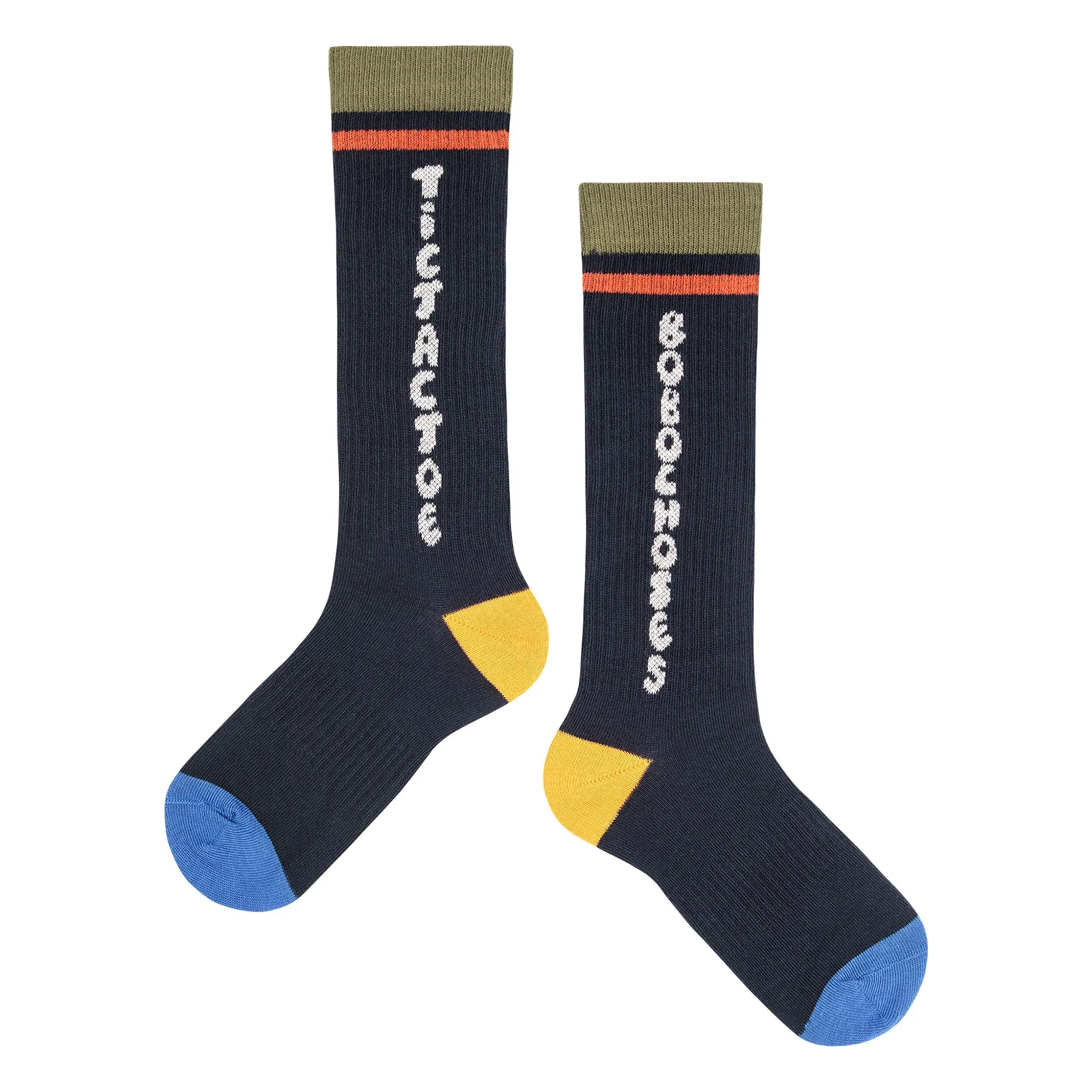 Bobo Choses Midnight Blue Bobo Organic Cotton High Socks