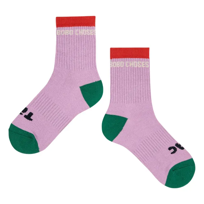 Chaussettes Tic Coton Bio | Lilas