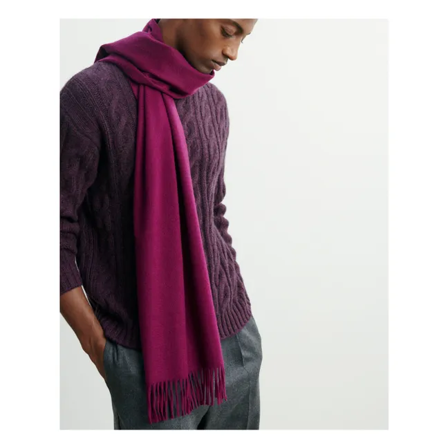 Echarpe Classique EB Cachemire | Prune