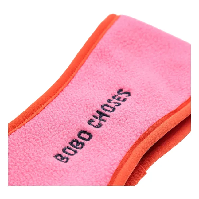 Bandeau Polaire Fibres Recyclées | Rose