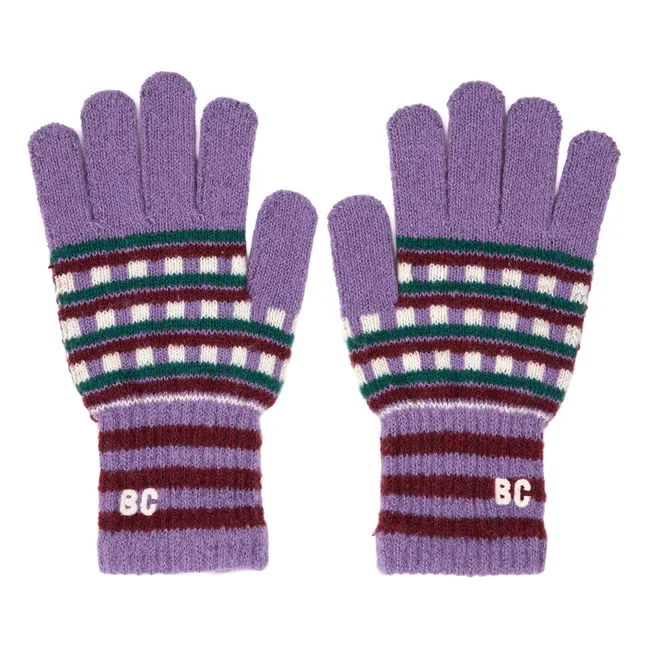 Handschuhe aus recycelten Fasern | Violett