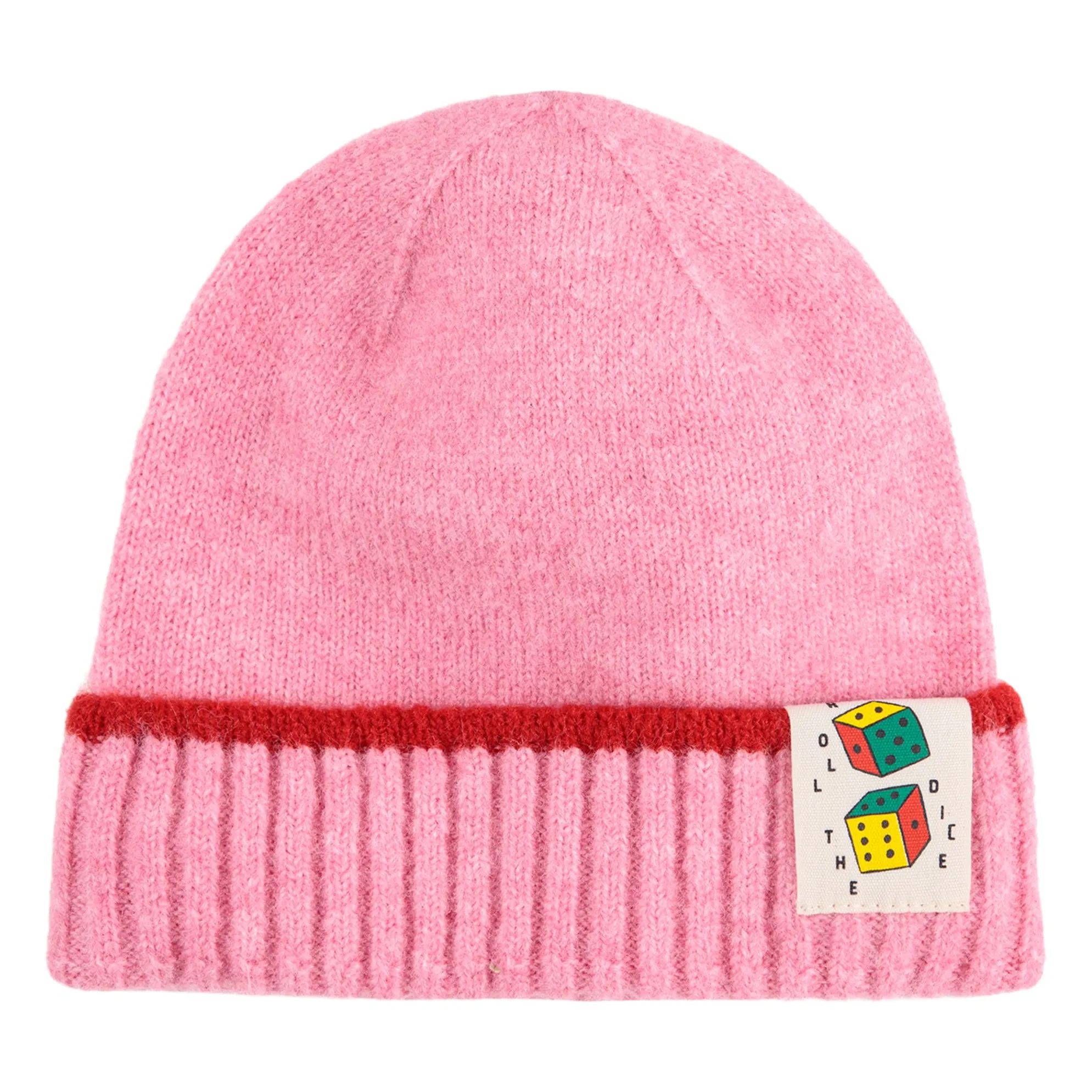 Bobo Choses Pink Roll The Dice Hat Recycled Fibers