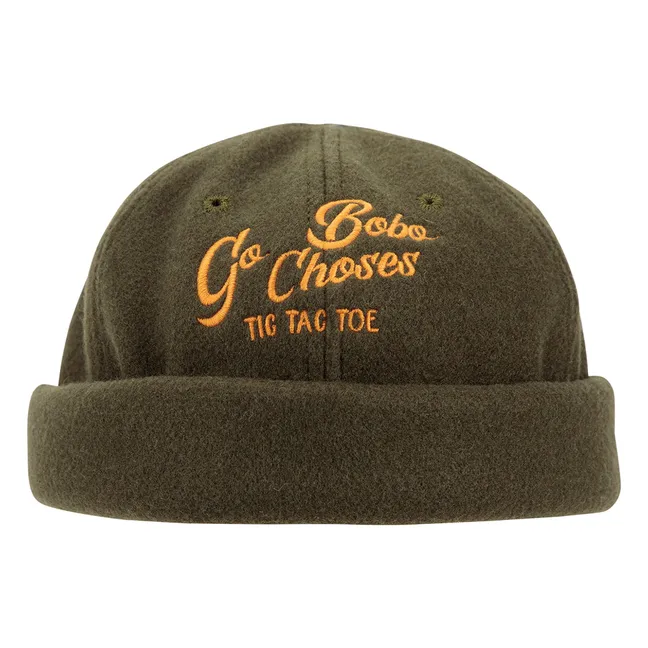 Bonnet Tic Tac Toe | Vert kaki