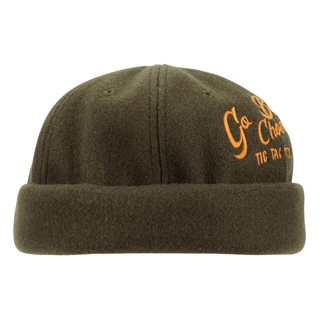 Bonnet Tic Tac Toe | Vert kaki