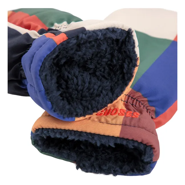 Carreaux Mittens | Brown