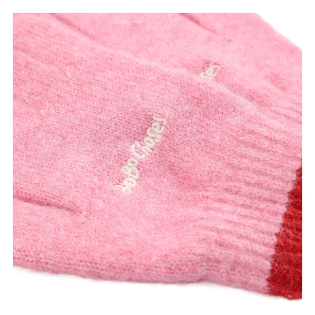 Bobo Handschuhe aus recycelten Fasern | Rosa