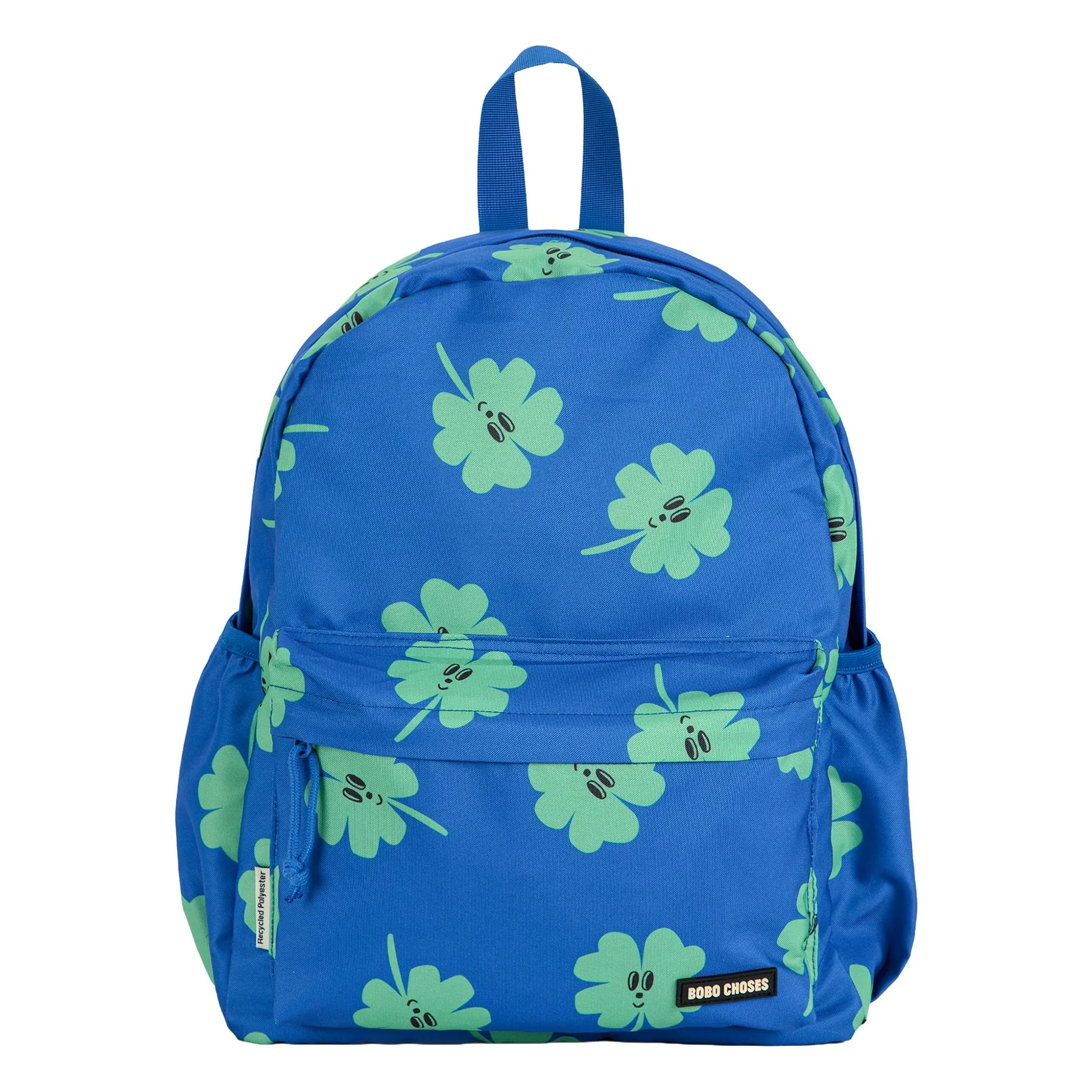 Bobo Choses Blue Shamrock Recycled Fiber Backpack