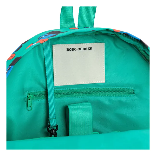 Recycelte Faser Hunde-Rucksack | Grün