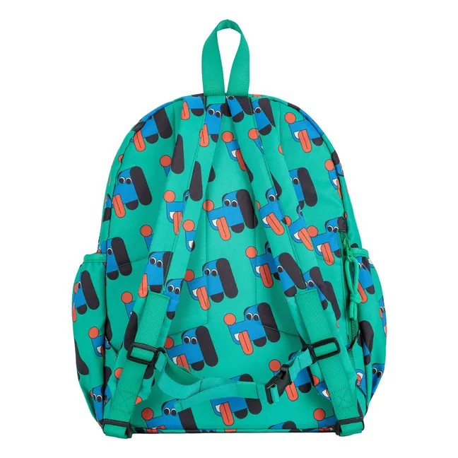 Recycelte Faser Hunde-Rucksack | Grün