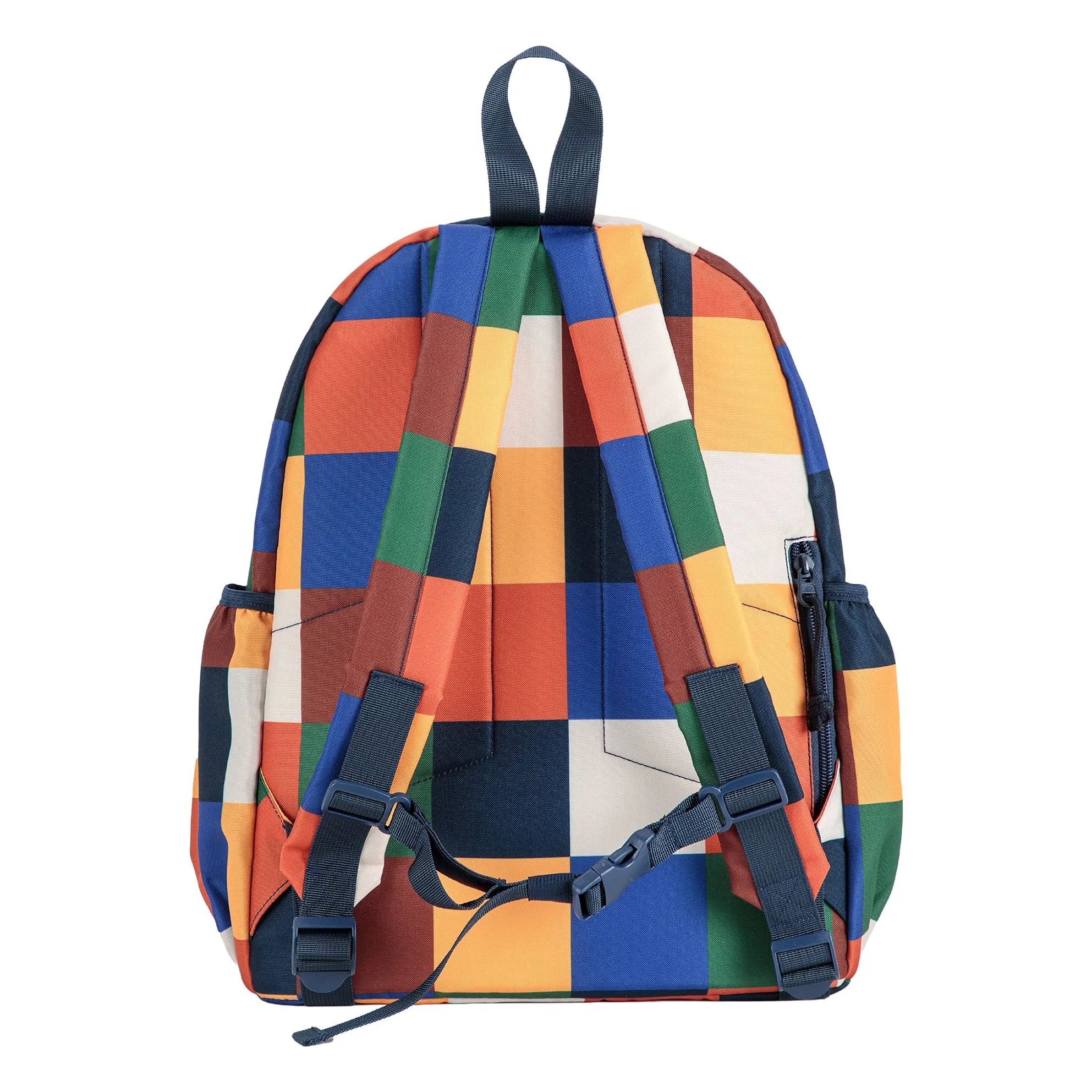 Sac à Dos Carreaux Fibres Recyclées | Marron- Image produit n°4