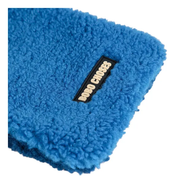 Fleece-Schal aus recycelten Fasern | Blau