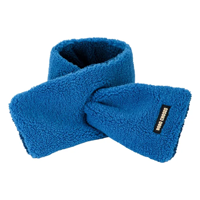 Fleece-Schal aus recycelten Fasern | Blau