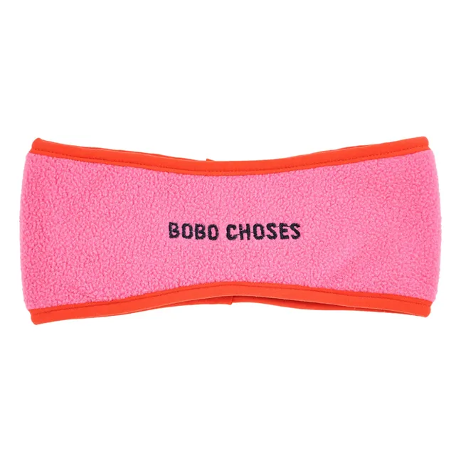 Bandeau Polaire Fibres Recyclées | Rose