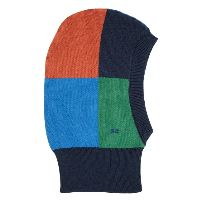 Cagoule Carreaux Coton Bio | Bleu