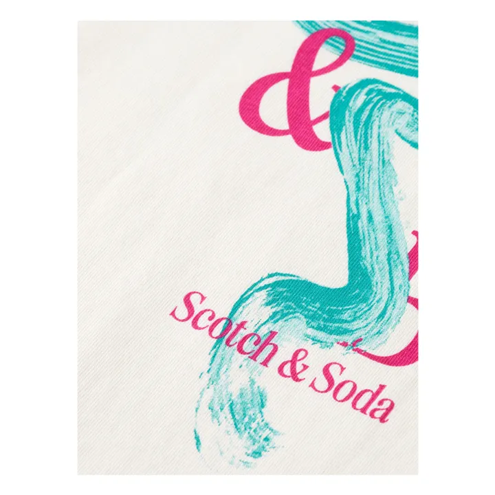 Scotch &amp; Soda Artwork T-shirt | Cream- Product image n°2