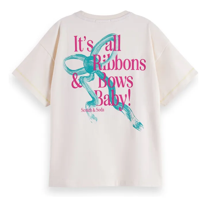 Scotch &amp; Soda Artwork T-shirt | Cream- Product image n°1