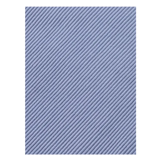 T-shirt Côtelé Col Montant | Bleu