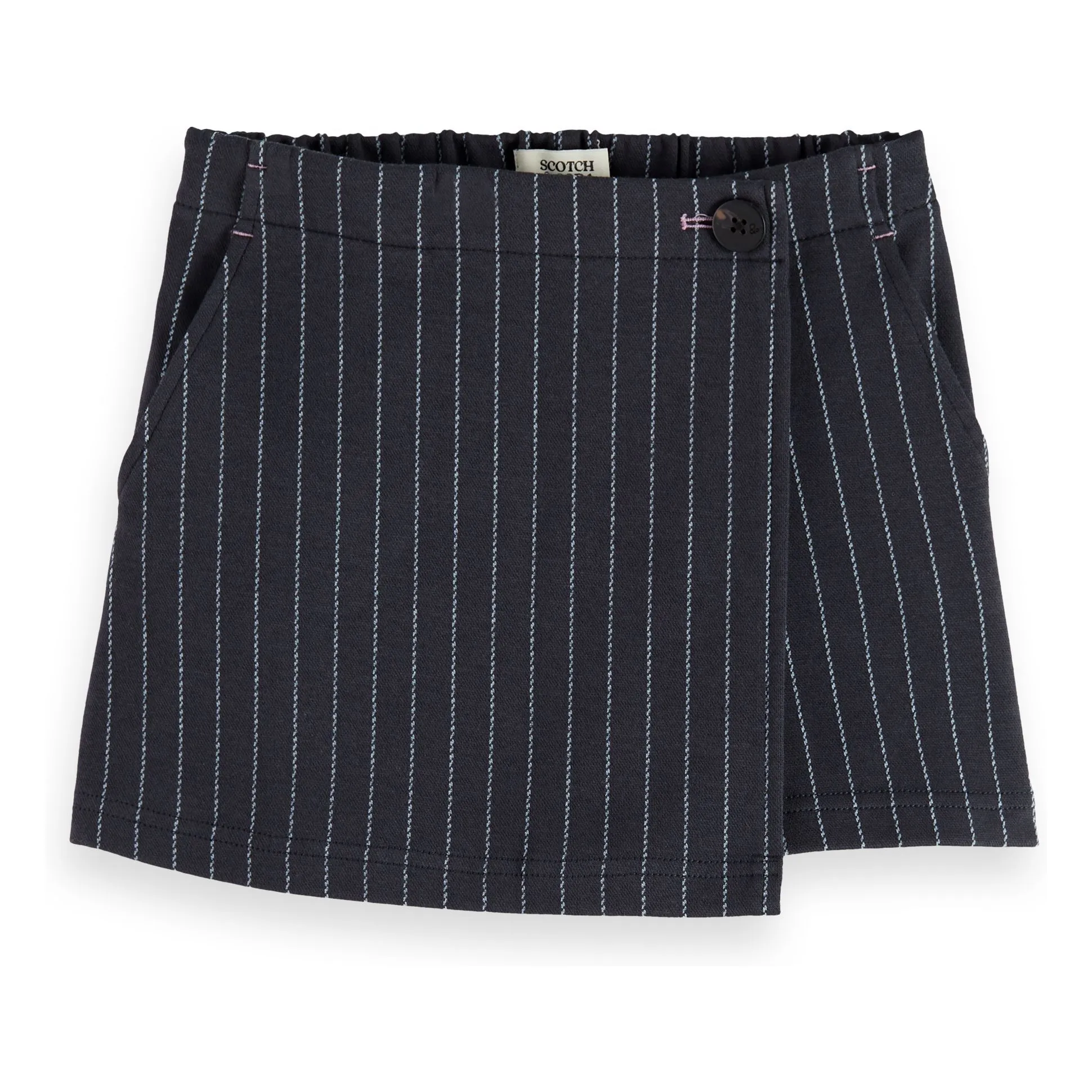 Scotch & Soda Navy Blue Striped Skort