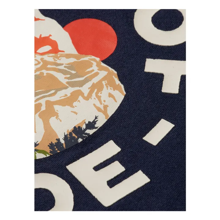 T-shirt Full Of Altitude Artwork Coton Bio | Bleu marine- Image produit n°2