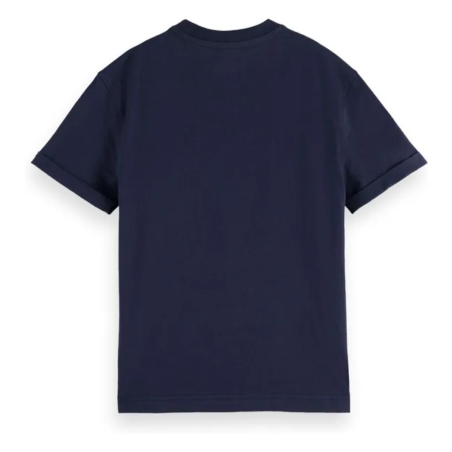 Full Of Altitude Artwork T-shirt Organic cotton | Navy blue