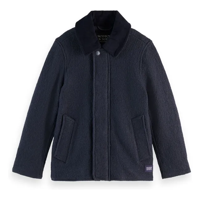 Veste Laine | Bleu marine