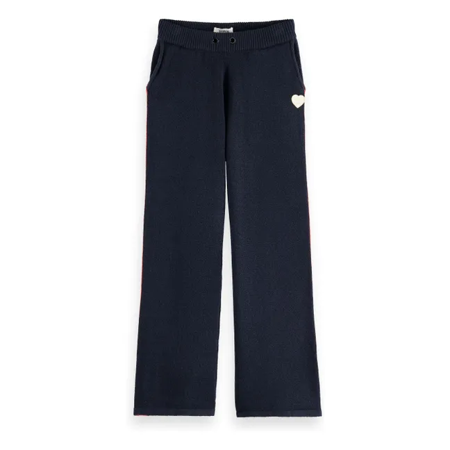 Jogger Maille | Bleu marine