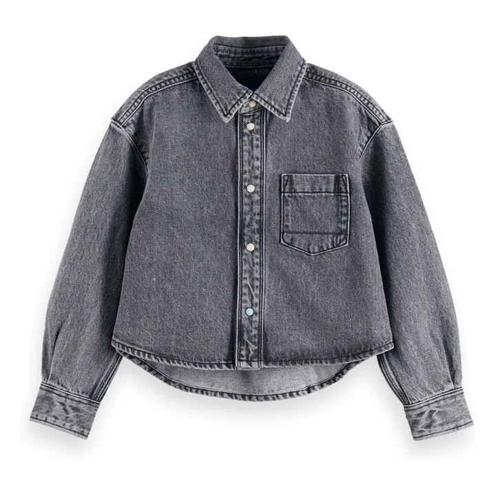 Surchemise en Jean | Gris- Image produit n°0