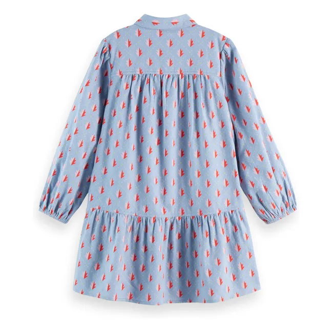 Robe Flannelle | Bleu