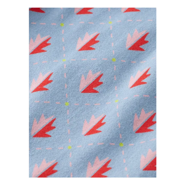 Robe Flannelle | Bleu