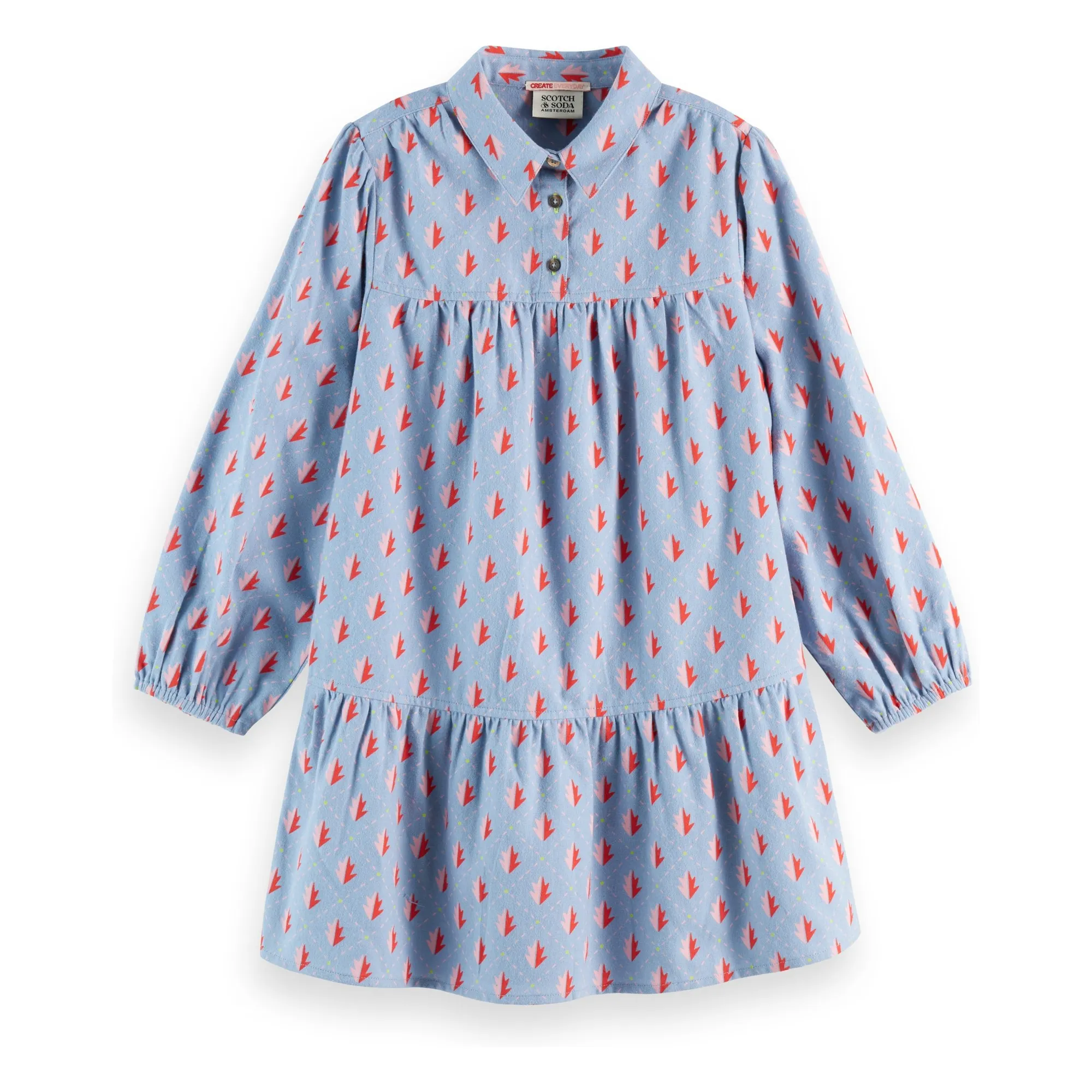 Scotch & Soda Blue Flannelle Dress