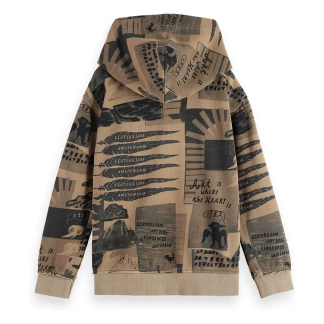 Sweat Zippé | Beige