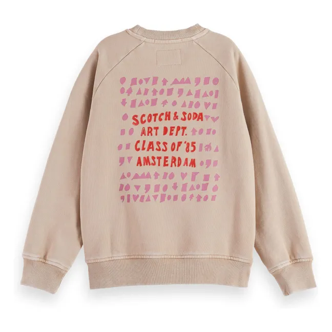 Obra de arte Raglan Sweat | Beige
