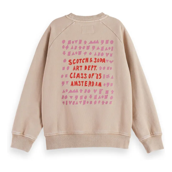 Obra de arte Raglan Sweat | Beige- Imagen del producto n°1
