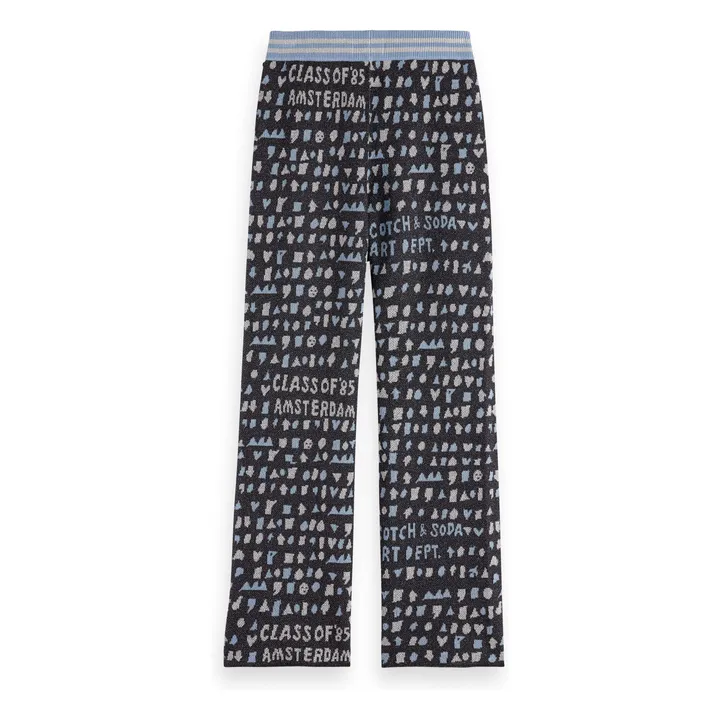 Jogger Jacquard | Gris foncé- Image produit n°1