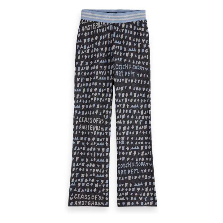 Jogger Jacquard | Gris foncé- Image produit n°0