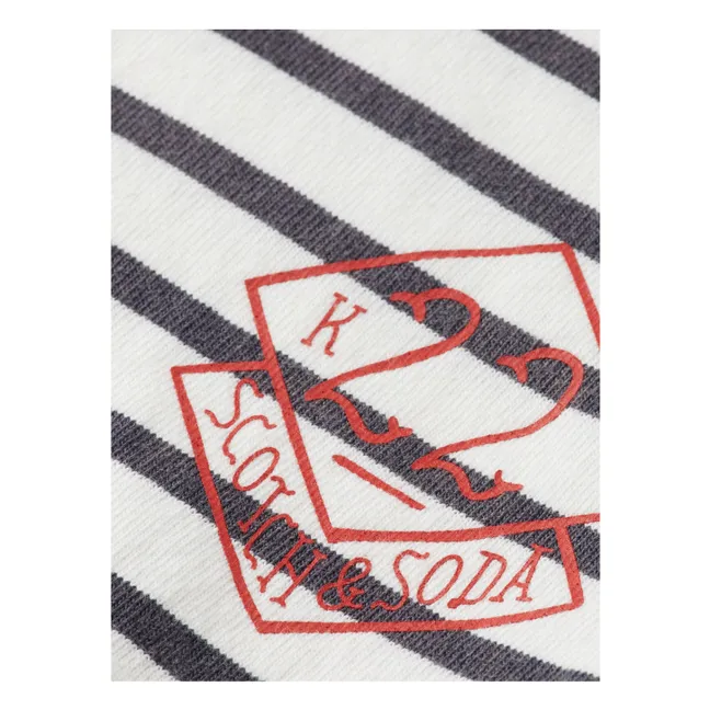 T-shirt Rayé | Blanc