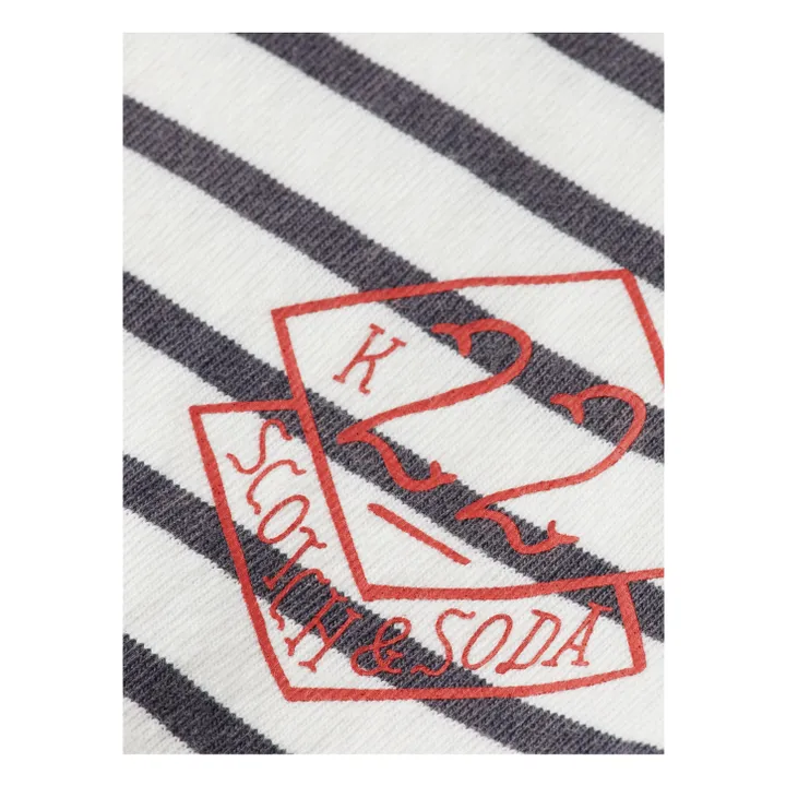 T-shirt Rayé | Blanc- Image produit n°2