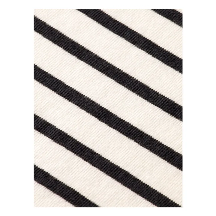 T-shirt Manches 3/4 Rayé | Blanc- Image produit n°2